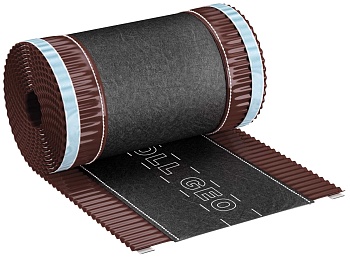 Аэроэлемент конька-хребта Eurovent ROLL GEO, 240х5000 мм, цвет: каштан