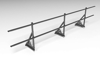 Ограждение кровельное, универсальное Roofsystems Elite Smart, H=600 мм RAL 7016, L=3000 мм