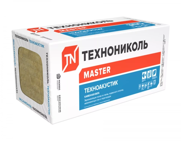 Техноакустик, 50х600х1200 мм,  5.76 м², 0.576 м³ уп