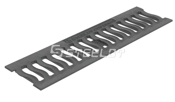 Решетка чугунная волна SteeStart DN100, Кл.С, под центр. крепеж