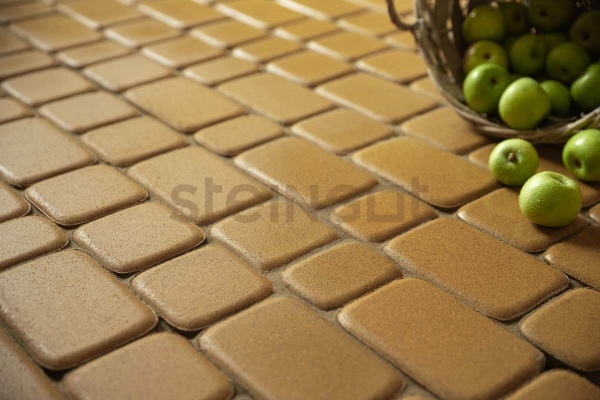 Тротуарная плитка Steingot Классика 60 мм 115/172 х 115/86 мм, цвет: желтый