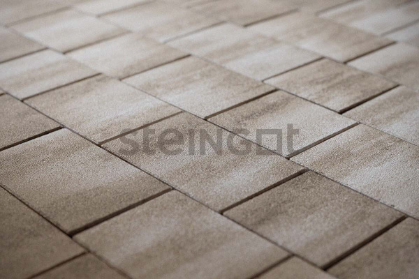 Тротуарная плитка Steingot Новый город 40 мм 160/200/240 х 160 мм, цвет: травертин