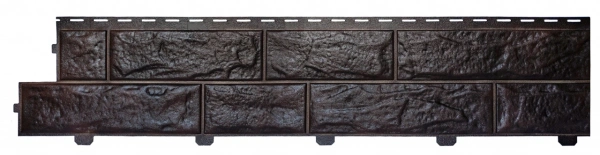 Сайдинг Альта Профиль, Вулканический камень, 3140х270 мм., цвет: обсидиан