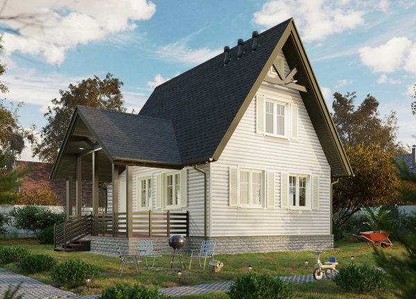 Ламинированная битумная черепица, Docke, Dragon Europa цвет: серый, 2.5 м² / уп.