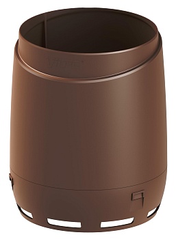 Колпак выхода канализации Vilpe Flow шоколадный