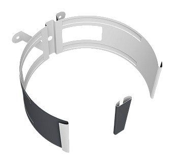 Кронштейн трубы на дерево Vortex Project Ø210\145 мм, RAL 7024