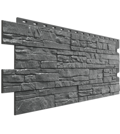Фасадные панели Docke Stein, 1196 х 426 мм Premium, цвет: антрацит