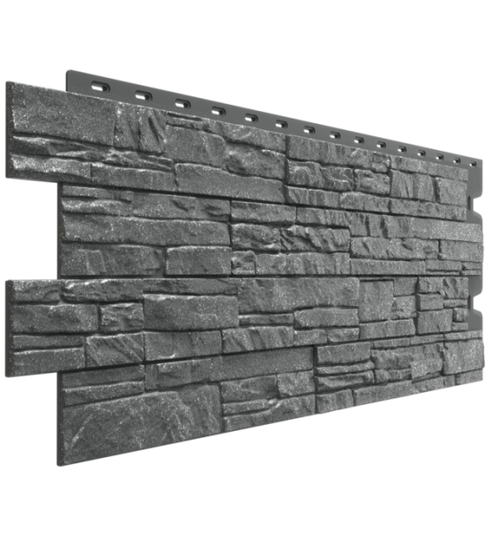 Фасадные панели Docke Stein, 1196 х 426 мм Premium, цвет: антрацит