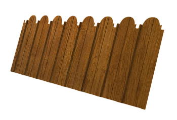 Профилированный лист GL C10 A фигурный, 0.45 мм, Print Elite, Golden Wood TwinColor Профилированный лист GL C10 A фигурный, 0.45 мм, Print Elite, Golden Wood TwinColor