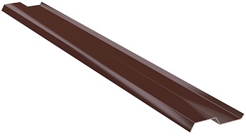 Планка для примыканий, Eurovent FLEX LINE, 80х2000 мм, RAL8017