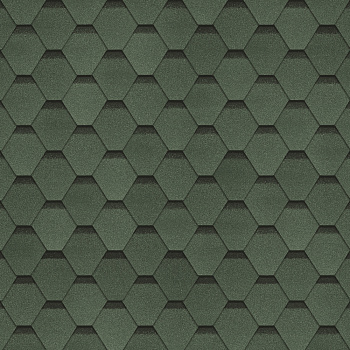 Битумная черепица Shinglas, Самба цвет: малахит, 3 м² / уп.