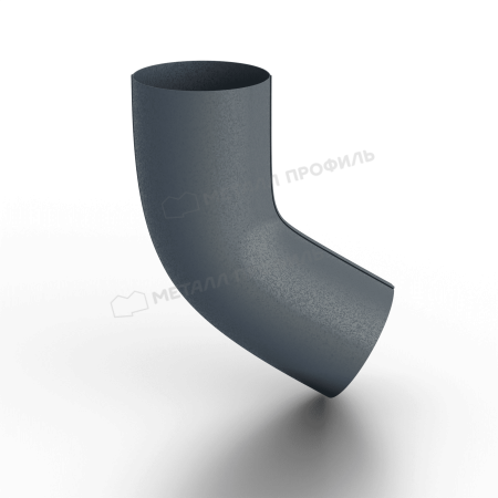 Колено трубы Ø100 мм, Металл Профиль Foramina Freeze, Grey