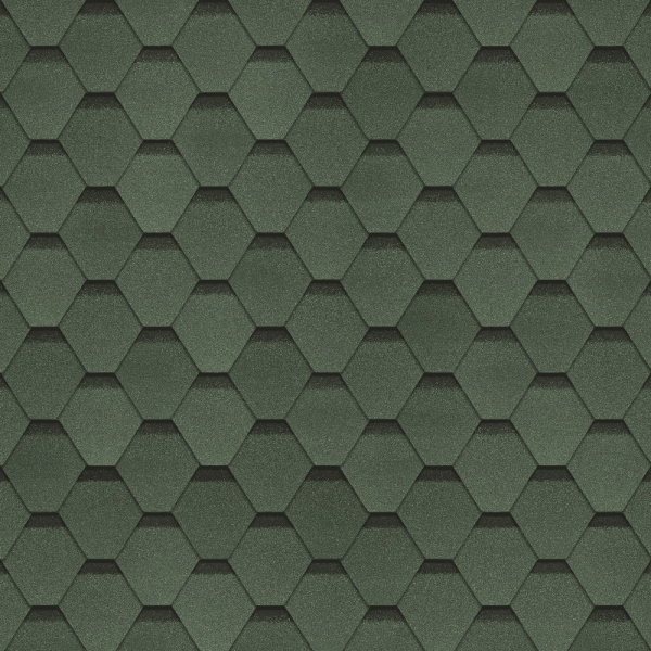 Битумная черепица Shinglas, Самба цвет: малахит, 3 м² / уп.