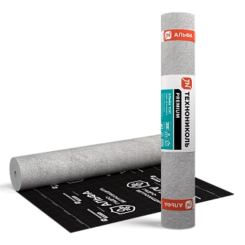 Технониколь Альфа Топ, гидро-ветрозащитная диффузионная мембрана, 75 м²