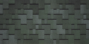 Битумная черепица Tegola Business Unica, Veneto цвет: Verde 474, 2.86 м² / уп.