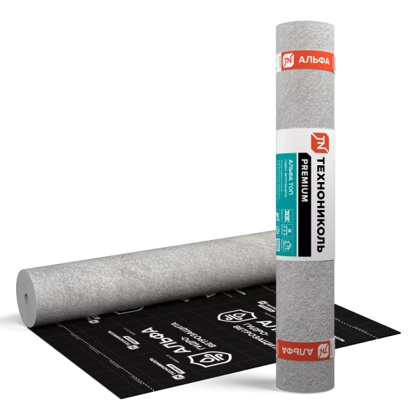 Технониколь Альфа Топ, гидро-ветрозащитная диффузионная мембрана, 75 м²