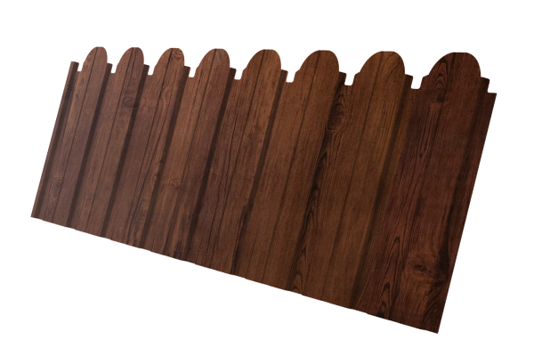 Профилированный лист GL C10 B, фигурный, 0.45 мм, Print Premium, Cherry Wood Fresh TwinColor Профилированный лист GL C10 B, фигурный, 0.45 мм, Print Premium, Cherry Wood Fresh TwinColor