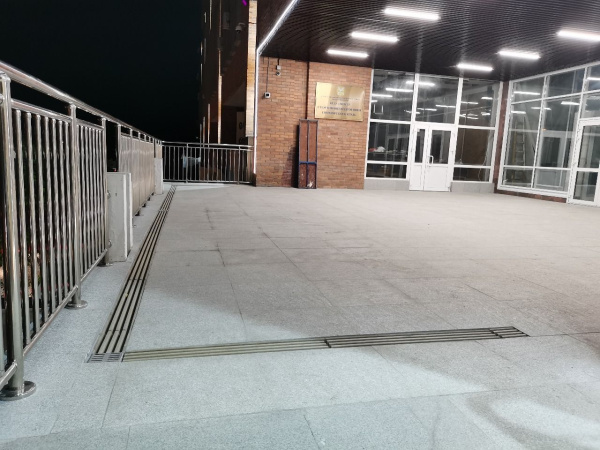 Лоток водоотводный Standartpark, CompoMax Open Slot, ширина 150 мм, h50, песочный, арт: 720