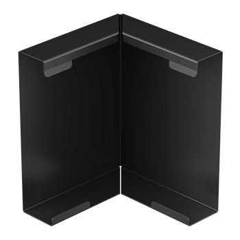 Угол внутренний к лицевой планке, Galeco STAL 2 125/80 х 80 мм, RAL 7024