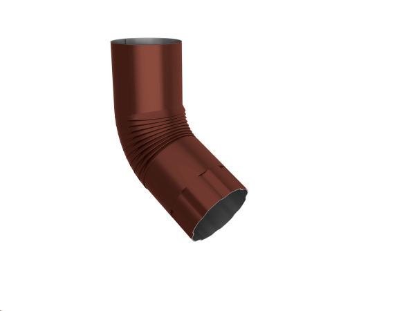 Колено трубы Ø150 мм, Optima, PE, RAL 8017