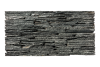 Сланец, 3D панель из камня, 600х150 мм, Pencil Black Waterfall