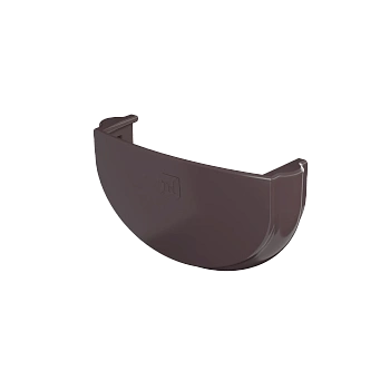 Заглушка желоба, Технониколь оптима Ø 120 мм, цвет: темно-коричневый