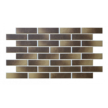 Термопанель рядовая Европа с плиткой Keramin, 1020х600 мм, 60 мм ППС, гладкий, цвет: Техас 4