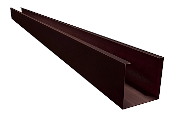 Кубообразная рейка алюминиевая, 50х40 мм 0.3 мм, Al, венге