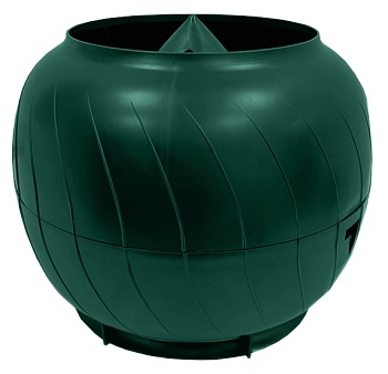 Дефлектор статический колпак Gervent, 160 мм зеленый