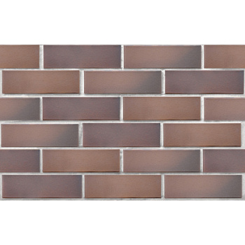 Кирпич облицовочный клинкерный ЛСР, 0.71НФ пустотелый, Прага светло-коричневый флеш, гладкий, М300, 250х85х65 мм