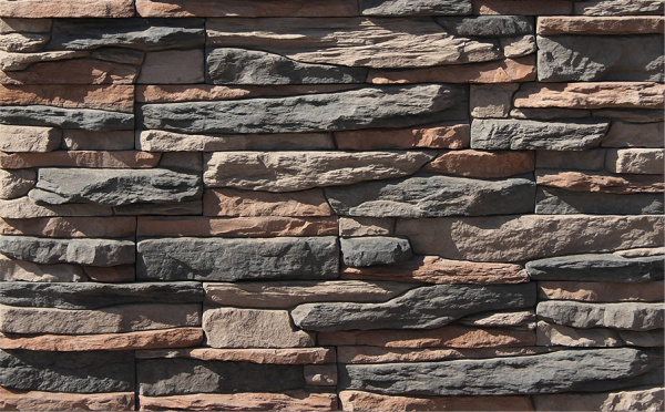 Декоративный камень White Hills Уорд Хилл под Камень скалистый, цвет: 132-40 / коричневый