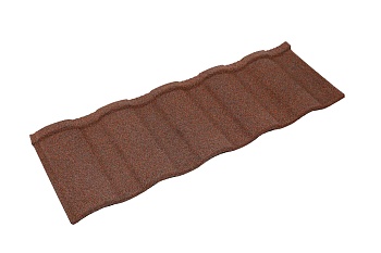 Композитная черепица Grand Line Roman, 1350х415 мм цвет: какао