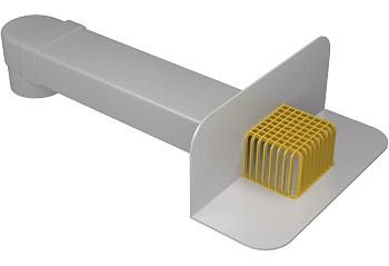 Воронка парапетная Termoclip 65х100 мм, L=550 мм, с отводом Ø100 мм