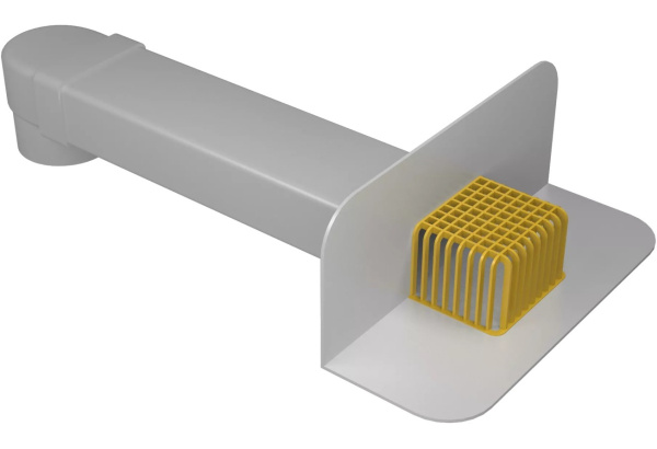 Воронка парапетная Termoclip 65х100 мм, L=550 мм, с отводом Ø100 мм