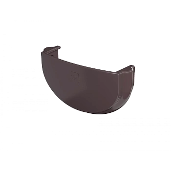 Заглушка желоба, Технониколь оптима Ø 120 мм, цвет: темно-коричневый