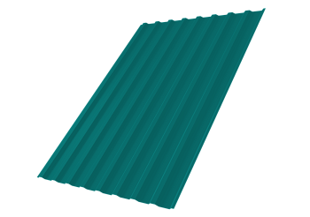 Профилированный лист GL C20 B, 0.45 мм, PE, RAL 5021