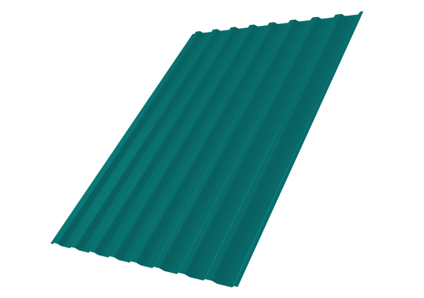 Профилированный лист GL C20 B, 0.45 мм, PE, RAL 5021