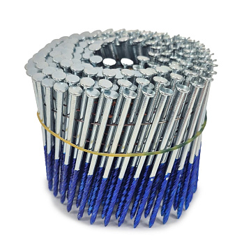 Строительные барабанные гвозди Finka 3.1х90 Ring NK, уп. 1600 шт