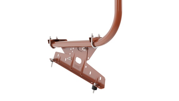 Ограждение кровельное для металлочерепицы Borge, H=900 мм, L= 3000 мм RAL 8004