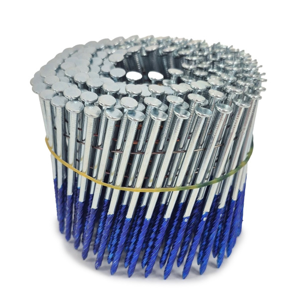 Строительные барабанные гвозди Finka 3.1х90 Ring NK, уп. 1600 шт