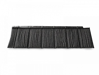 Композитная черепица Metrotile IShake, 1340 х 430 мм цвет:  серый