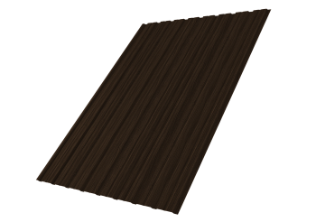 Профилированный лист GL C10 B, 0.45 мм, Print Elite, Coffee Wood TwinColor Профилированный лист GL C10 B, 0.45 мм, Print Elite, Coffee Wood TwinColor