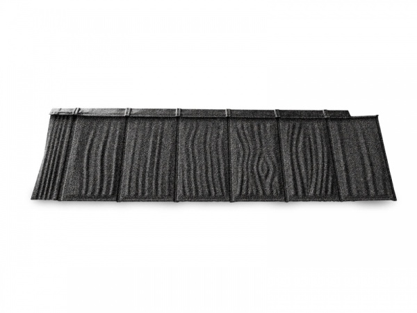 Композитная черепица Metrotile IShake, 1340 х 430 мм цвет:  серый