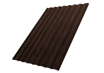 Профилированный лист GL C20 A, 0.45 мм, Print Premium, Antique Wood TwinColor Профилированный лист GL C20 A, 0.45 мм, Print Premium, Antique Wood TwinColor