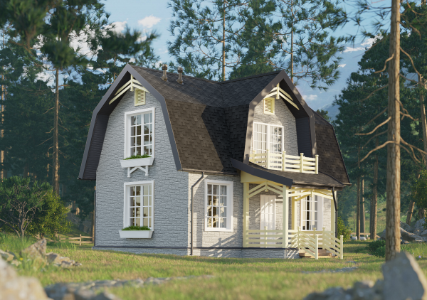 Битумная черепица, Docke, Premium, Генуя цвет: ежевика, 3 м² / уп.