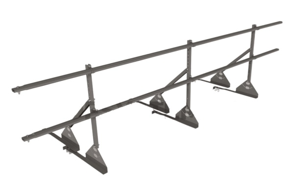 Ограждение кровельное для натуральной черепицы Roofsystems Prestige натур, H=600 мм RAL 7004, L=3000 мм