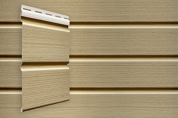 Сайдинг Grand Line, Double-брус, L=3000 мм, серия Classic Standart, цвет: ясень