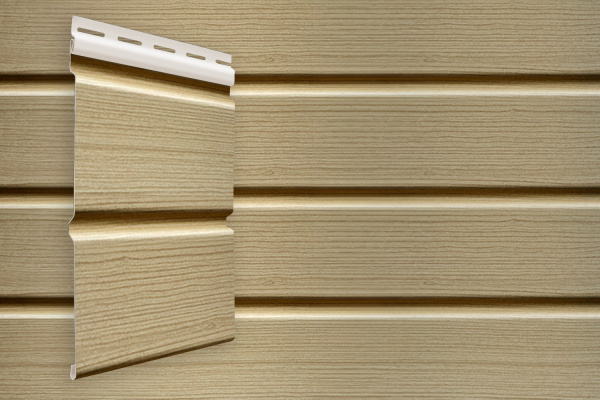 Сайдинг Grand Line, Double-брус, L=3000 мм, серия Classic Standart, цвет: ясень