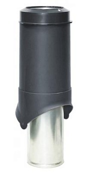 Вентиляционный выход Krovent Pipe-VT IS 150/700 мм черный