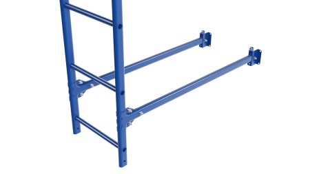 Фасадная лестница Borge, нижняя секция, L=1800 мм RAL 5005